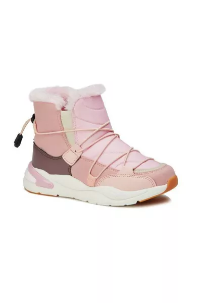 k. Children's Boots with Powder Fur