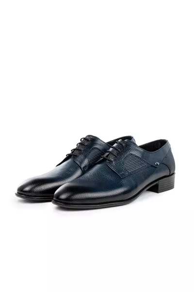 Sace Genuine Leather Men's Classic Shoe, Derby Classic Shoe, Lace-Up Classic Shoe