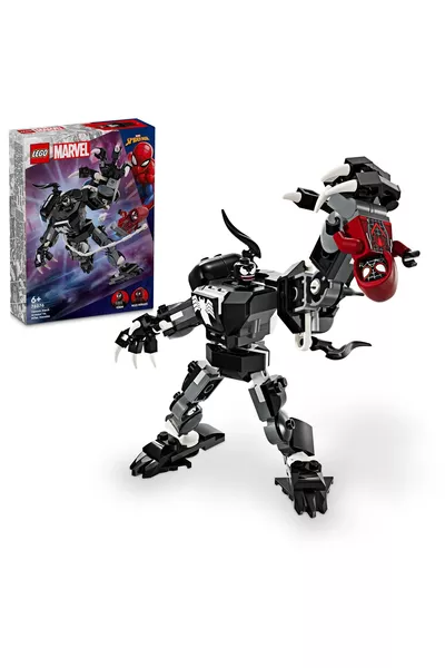 ® ǀ Marvel Venom Robot Armatura Contro Miles Morales + Set Creativo Giocattoli (P)