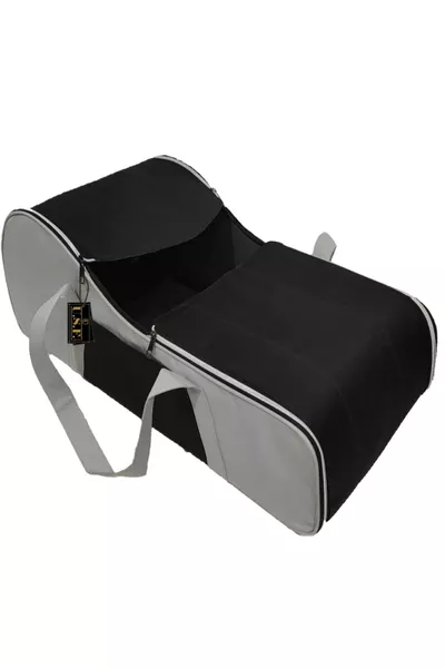Unisex Babytrage Kinderwagen Sitz Kinderwagen Tragen für Babys Schwarz Grau