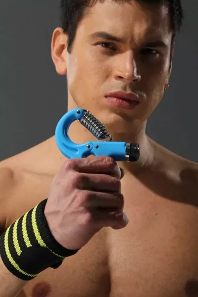 Comfortable Adjustable Hand and Wrist Strengthener with Counter Fitness Exercise Spring