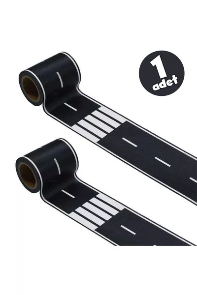 شريط طريق تعليمي وترفيهي للأطفال - شريط مرور للأطفال - شريط لعبة الطريق