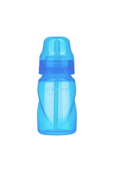 Verre avec paille anti-fuite, Ml, Bleu, Mois, 1 pièce