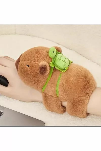 Capibara con tartaruga, giocattolo di cm per polso e auto