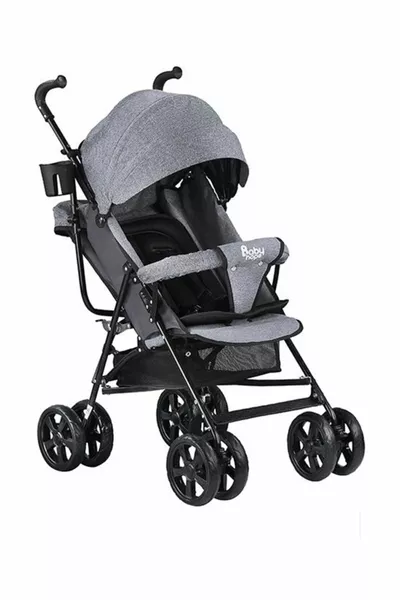 Poussette SA-7 Baston pour bébé - Gris marbré
