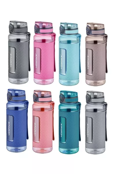 Ff ml -Large Size- Tritan Water Bottle with Silicone Protected Non-Slip Body