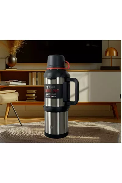 4-литров стоманен термос