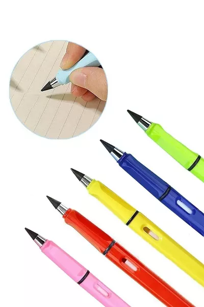 Penna Infinita Senza Fine Vera Penna a Sfera Senza Inchiostro Matita Schizzo Disegno Coloritura