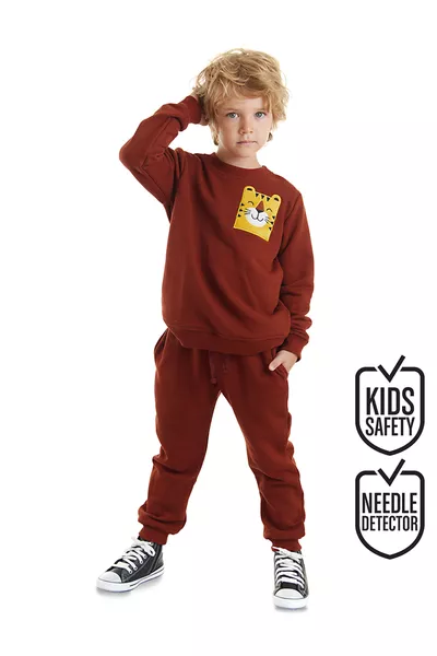 Ensemble de survêtement confortable garçon Tiger