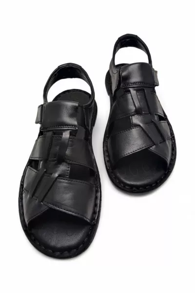 Genuine Leather Orthopedic Men's Sandals