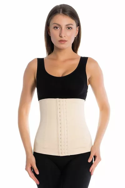 Corset en latex post-partum amincissant et raffermissant avec baleines en acier pour la taille et le ventre