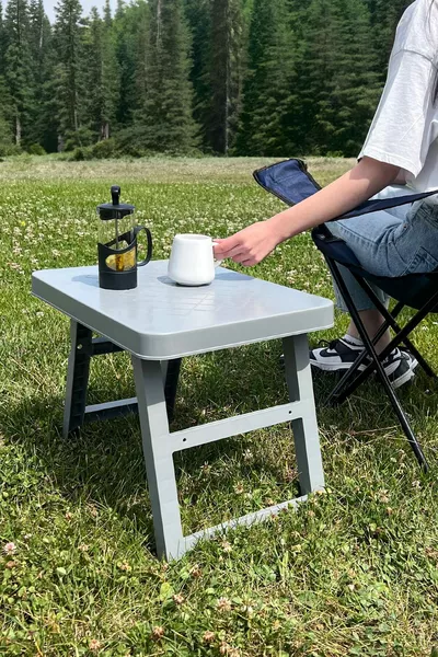Foldable Table, Camping Table, Plastic Coffee Table, Camping Coffee Table, Balcony Coffee Table