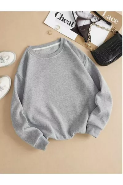 unisex gray sweatshirt
