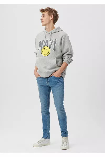 Leo Everyday Nebel-Indigo Blaue Jeanshose 