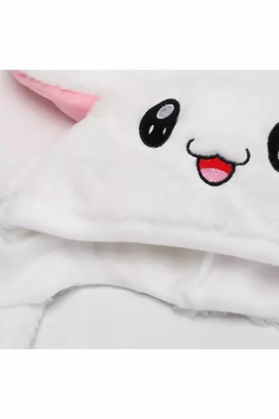 قبعة أرنب محشو بأذن تتحرك