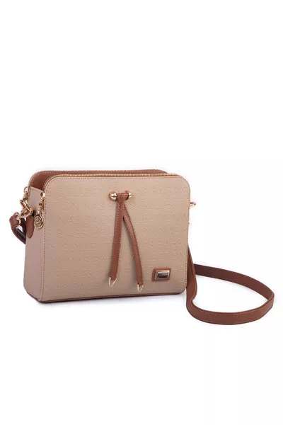 حقيبة نسائية عبر الجسم متعددة الجيوب من سلسلة بريميوم (عرض:  سم × ارتفاع:  سم)