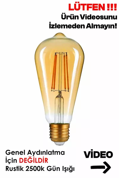 Edison St  Flemish Rustic LED Bulb Pear Model Rustic Energy-Saving Bulb