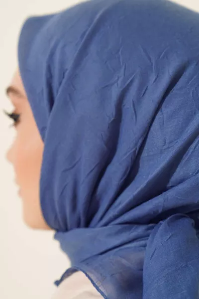 وشاح بامبو كراش فاخر - نيلي