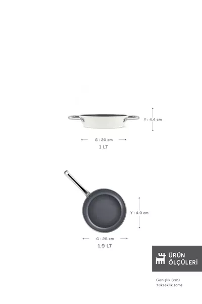 x Refika Swiss Crystal Метална тава с дръжки Creamy