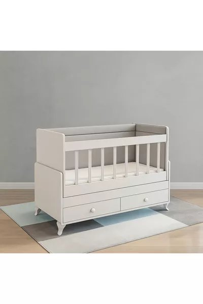 Luna Mother Rocking Crib with Drawer