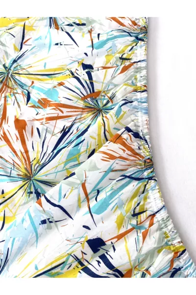 Set de draps avec élastique Hawaiian en coton - avec taies d'oreiller - simple, double, extra-large