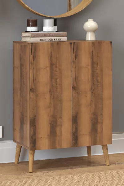 Meuble à chaussures Luce Midi Noyer