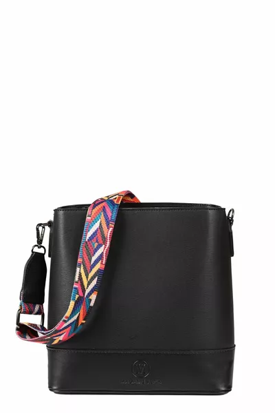 Zwarte crossbody schoudertas voor dames Juniper 