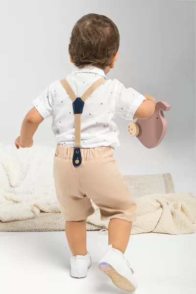 4 قطع قميص صيفي للأولاد طقم يوم خاص مع منحدر