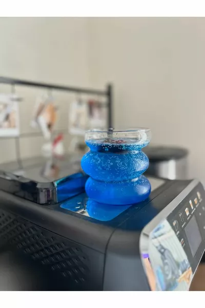 Heat Resistant Asymmetrical Stripe Style Giant Cup | Coffee and presentation cocktail mug