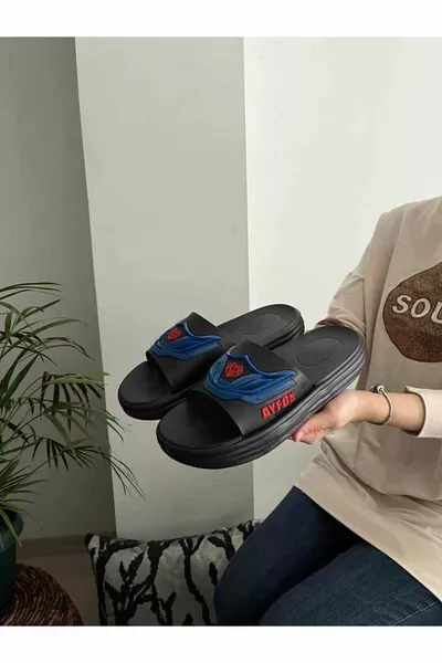 Base anatomica spessa Pantofole casual da spiaggia, da spiaggia, morbide e flessibili, antiscivolo, da piscina