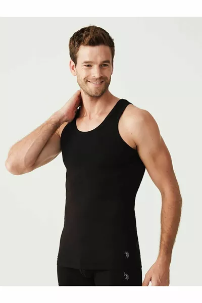 Débardeur 2 noir pour homme 