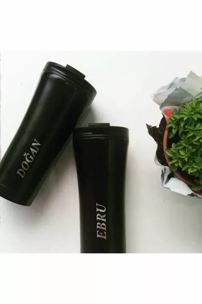 كوب ترمس مسمى مخصص  مل طبقة مزدوجة