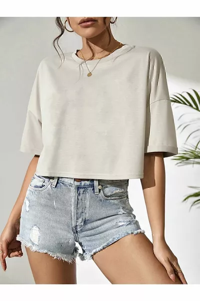 Crop Oversize T-Shirt
