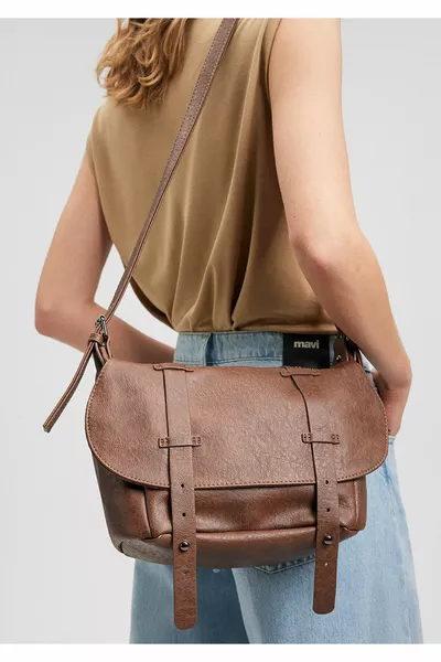 Braune Umhängetasche 