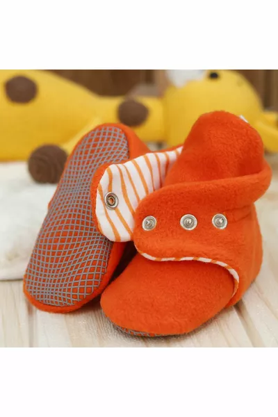 Нескользящая подошва, детский маятник, ботильоны First Step Home, подкладка из органического хлопка, устойчивый к поту