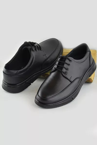  Ортопедична масажирана пета Зимни мъжки обувки от естествена кожа