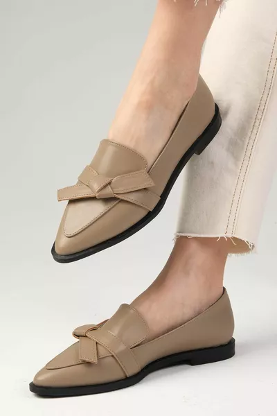 Ezra Mink Color Mocassino Casual Scarpe Basse Da Donna