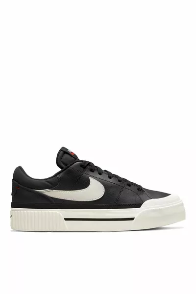 أسود - رمادي - فضي حذاء لايف ستايل نسائي  WMNS COURT LEGACY LIFT