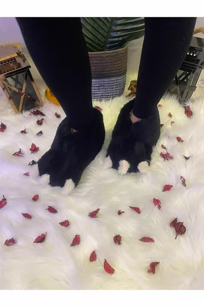 Panduf Animal Cute Dinosaur Claw Winter House Slippers