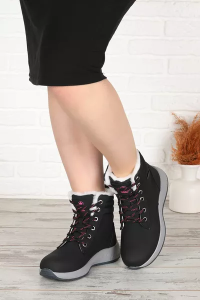 Leslie Ежедневни дамски ботуши с връзки