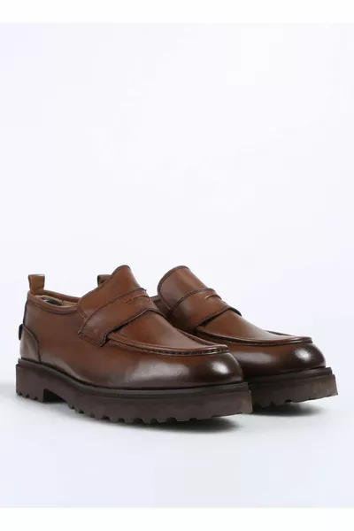 Cuir Tan Hommes Chaussures Classiques YODER-BRUCE