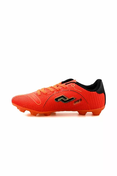  D Orange Gelb Schwarz Herren Gras Fussballschuhe -D-ORANGE-GELB-SCHWARZ-ORANGE