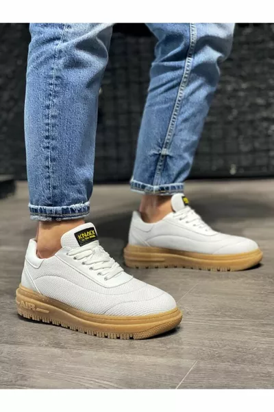 Мъжки ежедневни обувки Бели