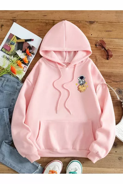 Sweat-shirt à capuche oversize imprimé personnalisé unisexe pour femmes/hommes