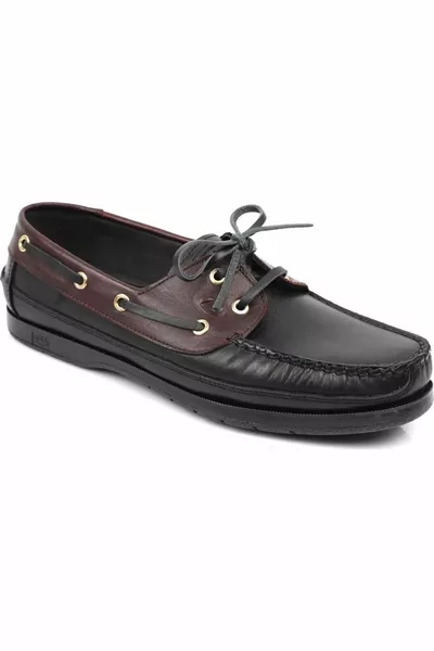 Heren Echt leer Veters Dikke zool Oxford Loafer Casual Wandelen Casual Sneakers