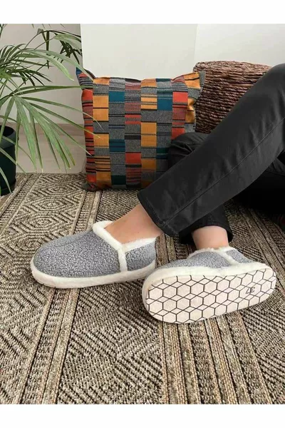 خفيفة جدا مريحة Penduf المرأة الأحذية المنزلية أحذية المنزل دافئ مجعد