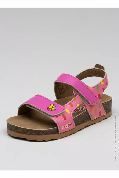 Roze meisjes sandalen Bear Face sandalen