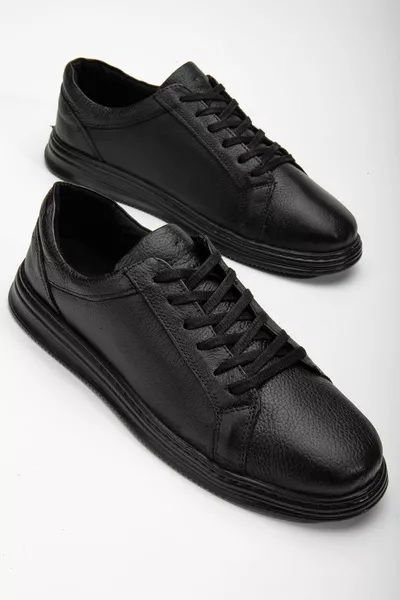 Гарантирано  Ежедневни ортопедични мъжки обувки от естествена кожа