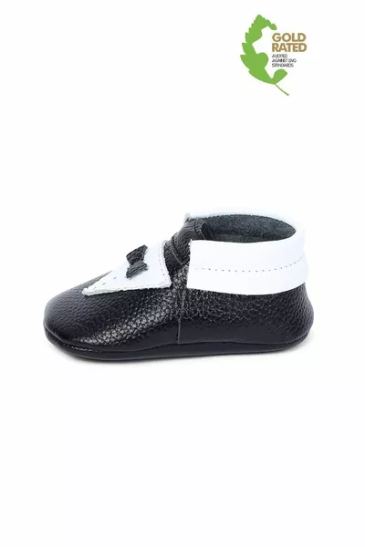 جلد طبيعي أسود سهرة الجوارب الطفل