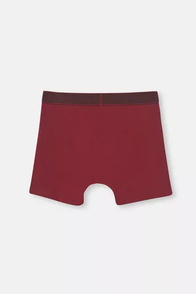 Boxer de sport compact bordeaux pour homme